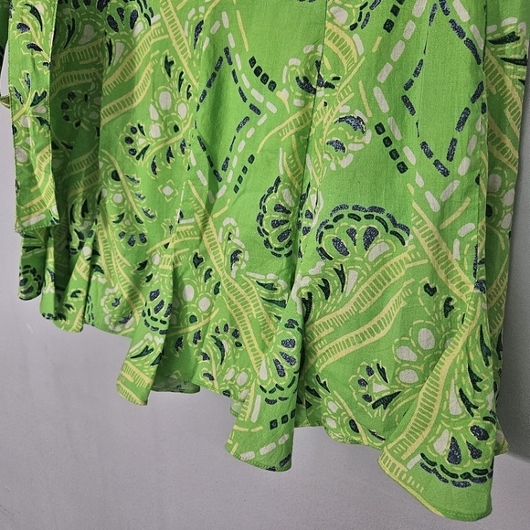 Rhode Green Willow Mini Skirt in Lime Diamond Stitch NWT - Picture 8 of 12